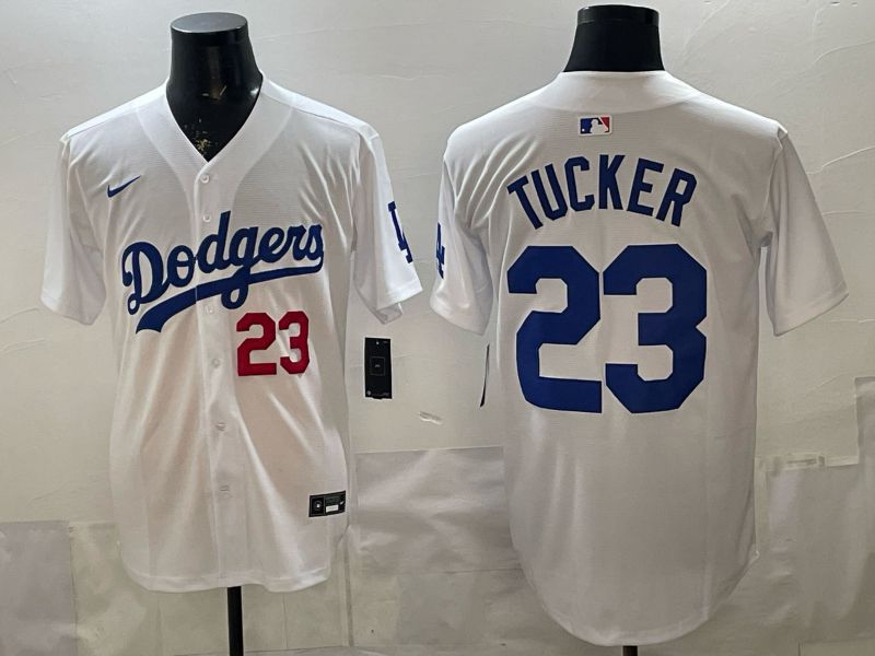 Men 2026 Los Angeles Dodgers #23 Tucker White Game Nike MLB Jersey style 0010->los angeles dodgers->MLB Jersey